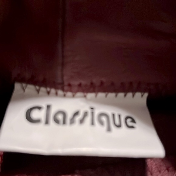 Classique red leather upper boots, size 6 1/2M - Picture 13 of 13